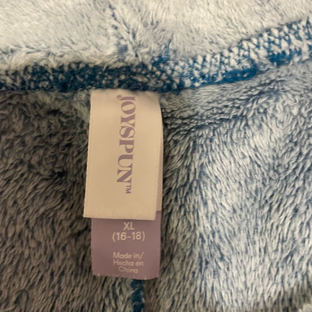 Joyspun Blue Fleece Pajama Pants